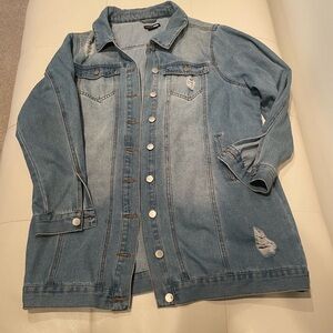 Distressed Denim Jacket